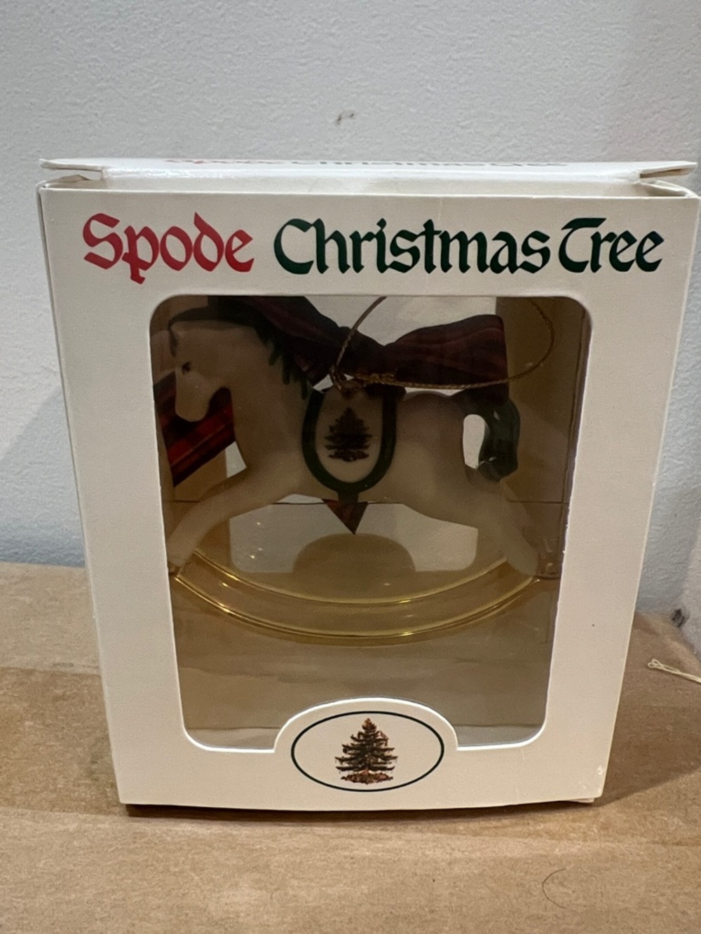 Spode Rocking Horse Ornament